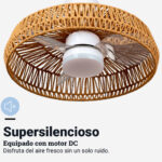 VENTILADOR TECHO UNIVERSAL B PAMPERO BLANCO 80W DC - Imagen 4