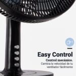 VENTILADOR SOBREMESA UNIVERL B ESPOT 7035B NEGRO - Imagen 3