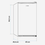 Frigorífico Bajo Encimera 80L INOX - Imagen 5