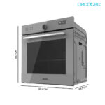 Horno integrable Airfryer Glass Grey de 81L - Imagen 2