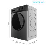 Lavadora steel de 10 kg y 1400 rpm, Clase A CECOTEC - Imagen 2