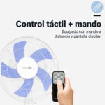 VENTILADOR PIE UNIVERSAL B 50 W DISPLAY ZERMATT 3050W - Imagen 3