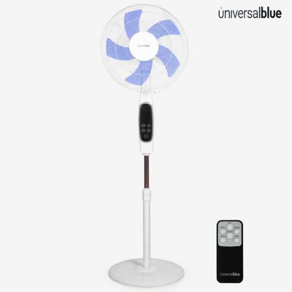 VENTILADOR PIE UNIVERSAL BLUE