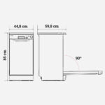 LAVAVAJILLAS 45 CM UNIVERSAL B E INOX - Imagen 3