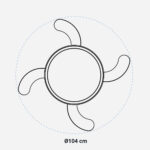 VENTILADOR TECHO UNIVERSAL B JALOQUE 5042WR ASPA RETRA - Imagen 3