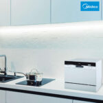 LAVAVAJILLAS MIDEA COMPACTO F 44X55 BLANCO 6 CUB - Imagen 2