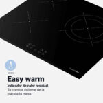 Placa Vitrocerámica 3 Fuegos VEGA 6057B - Imagen 5