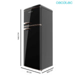 Frigorífico retro VINTAGE CECOTEC NEGRO - Imagen 2