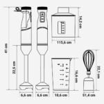 BATIDORA VARILLA UNIVERSAL B 2300 W ASCESORIOS - Imagen 4