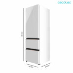FRIGORIFICO CECOTEC FRANCES 191X60 CRISTAL BLANCO - Imagen 4