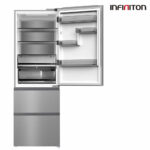 FRIGORIFICO INFINITON FRANCES 3.P E 190X60 INOX - Imagen 2