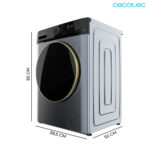 LAVADORA CECOEC 8 KG 1400 A DressCode 8610 Inverter Ice Blue A - Imagen 2