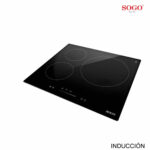 PLACA DE INDUCCIÓN DE 3 QUEMADORES TACTIL - Imagen 2