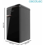 FRIGORIFICO BAJO ENC CECOTEC NEGRO RETRO COOLMARKET TT - Imagen 3
