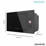 MICROONDAS ENCASTRE CECOTEC 25 L NEGRO/ROSE  GrandHeat 2590 - Imagen 2