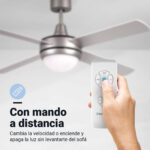 VENTILADOR TECHO UNIVERSAL B SIROCO 3042 X 106 CM 60W - Imagen 2