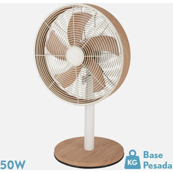 VENTILADOR SOBREMESA ABRILA AÃ‘CAÃ‘IZ BLANCO/HAYA