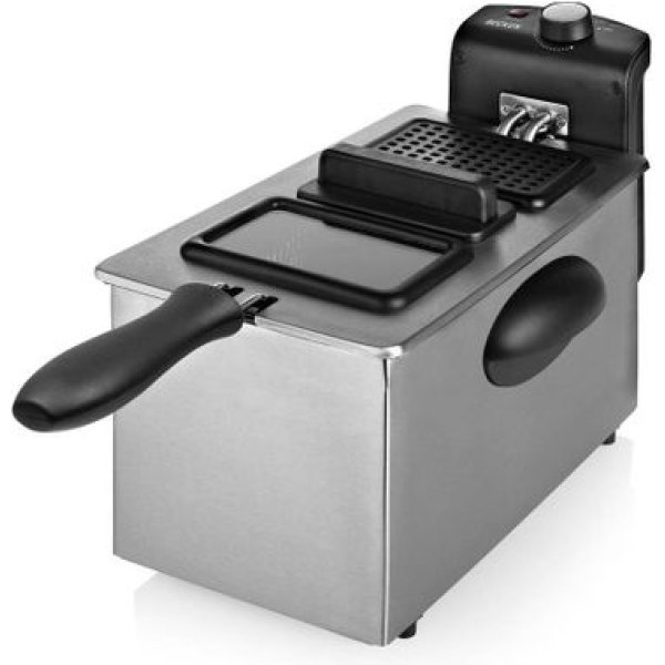 FREIDORA BECKEN 3 L INOX CON VENTANA