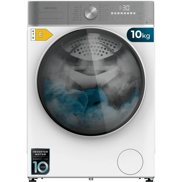 LAVADORA SECADORA CECOTEC 10+6 INOX Wash&Dry 10680 Inverter Steel B