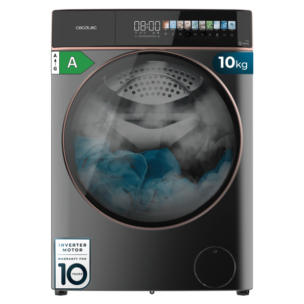 LAVADORA CECOTEC 10 KG Bolero DressCode 10900 Inverter FullColor IceBlue A