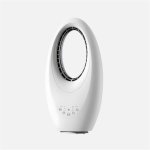 Ventilador Sin Aspas Canales Gris 50W | 3 Velocidades | Oscilante | LED | Táctil