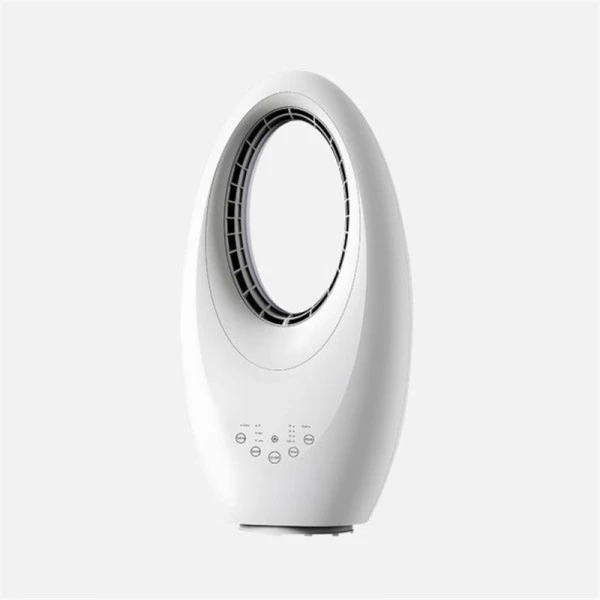 Ventilador Sin Aspas Canales Gris 50W | 3 Velocidades | Oscilante | LED | Táctil